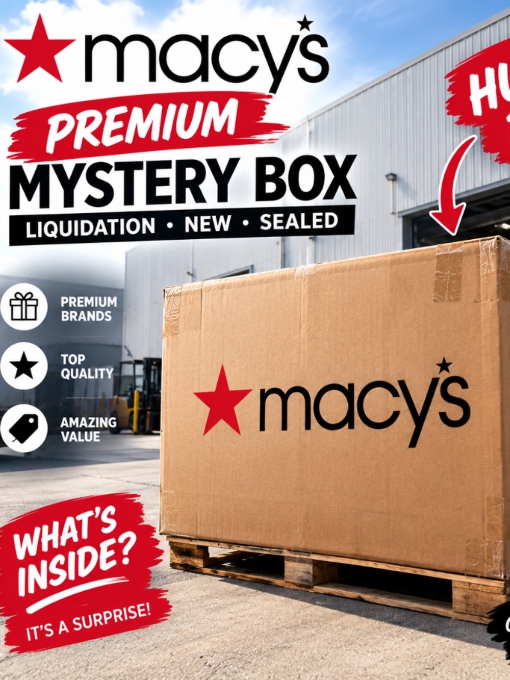 Premium Macy's mystery box - NEW Liquidation SALE